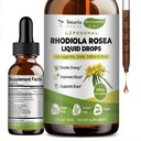 Totaria 16-in-1 Liposomal Rhodiola Rosea Tincture, Ultra Strength Rhodiola Suplemento w/Ashwagandha, Saffron, Magnesium, SAM-e, Rhodiola Rosea Extracto gotas líquidas para la relajación natural, Mood, Energy