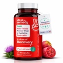 Una dosis de recuperación eternaLiver Detox Silencio Made in USA ← USDA ← Hydration Support for Better Morning Recovery Asian Flush ← Dihydromyricetin DHM, Quercetin, Vitamina B, Milk Thistle, Prickly Pear,  durable (45 Pills)