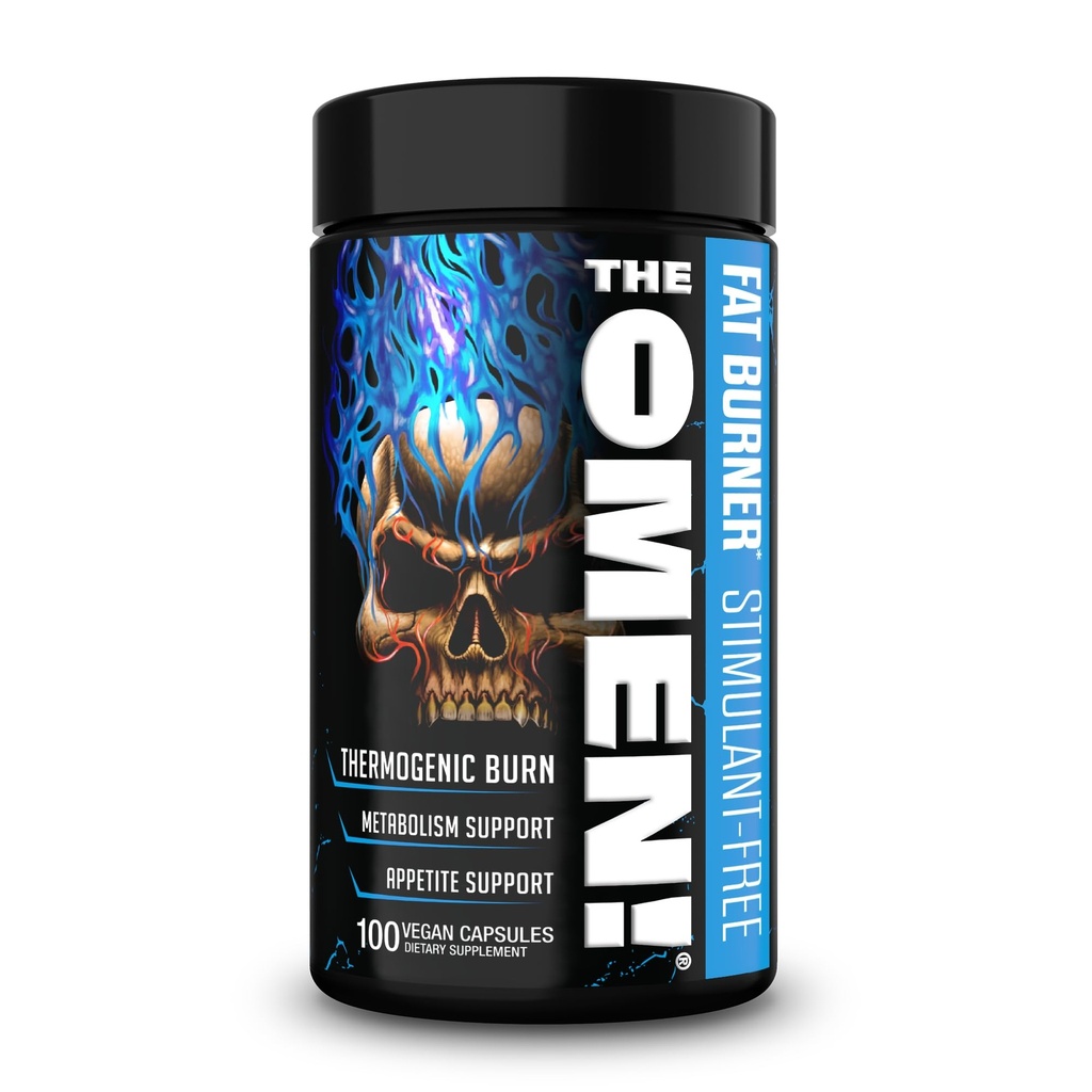 ¡JNX lanza los Omen! Non-Stimulant Thermogenic Fat Burner for Men ' Women ← Weight Loss Supplement, Caffeine‐Free &amp; Appetite Suppressant  100 Capsules