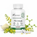 Nueva Zelanda - Palmitoylethanolamide 600mg + Luteolina - Micronized Pea Suplementos - 120 Vegan Capsules