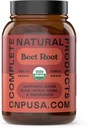 Orgánica Beet Root Capsules 620mg Silencio 100 Cuenta ← Pure Beetroot Powder Silencio Planta-Basada, No-GMO, Suplemento Vegan Silencio EE.UU.