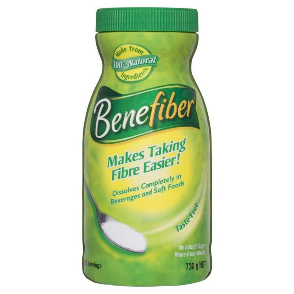 Benefiber 730gm Jumbo 25.75oz Fiber Suplemento Powder 208 Servas