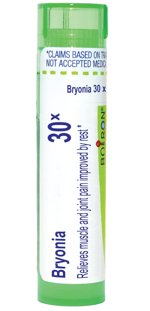 Boiron Bryonia 30X Medicina Homeopática para el músculo " Dolor Conjunto - 80 Pellets