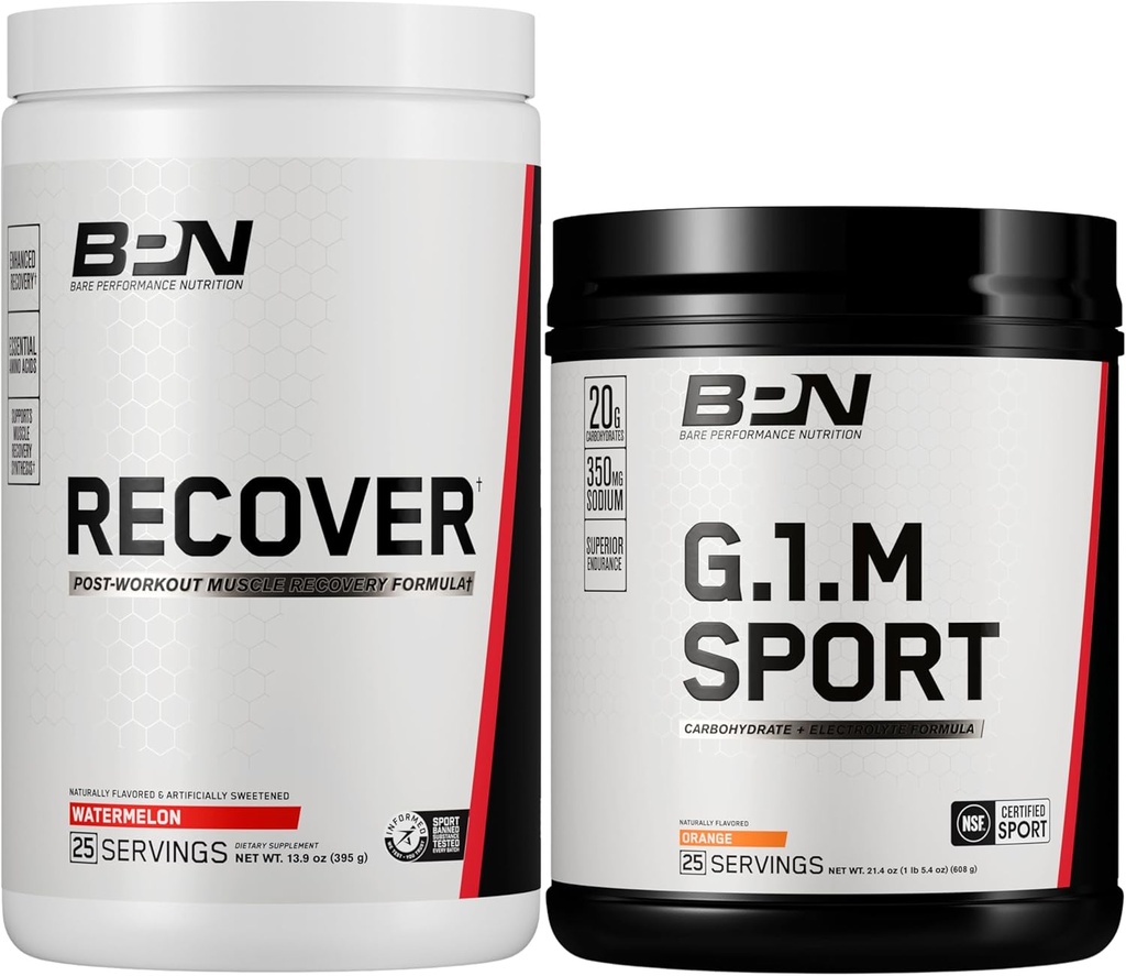 BARE PERFORMANCE NUTRITION BPN Recover &amp; G1M Orange Bundle
