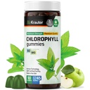BIO KRAUTER Chlorophyll Gummies - 90 Chews - Suplementos Chlorophyll - Esquí natural &amp; Soporte Detox - Vegan, Pectin Based, Non-GMOs Chews