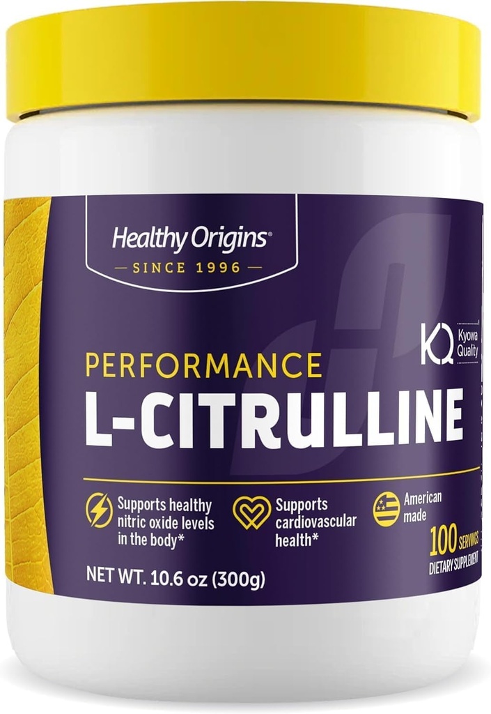 Orígenes saludables - L-Citrulline (American-Made, Non-GMO, Gluten Free, Athletic Support), 10.6 Ounce