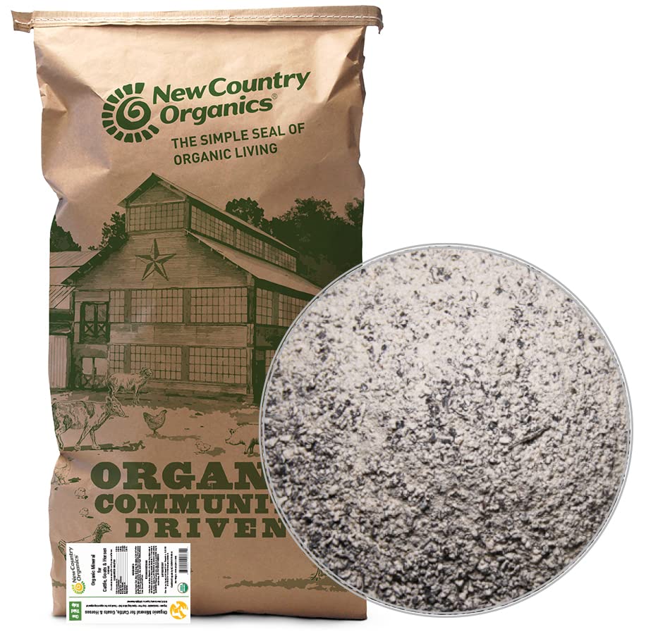 Nuevo País Orgánica I Suplemento Orgánica Kelp para Botella, Caballos I Certificado Orgánica No GMO, Natural Mineral Blend I Sea Kelp Polvo con Calcio Esencial &amp; Phosphorus I 40 libras