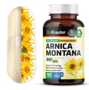 BIO KRAUTER Arnica Montana Capsules - 500 mg Arnica Capsules for Bruising and Swelling - Vegan - 100 Conde