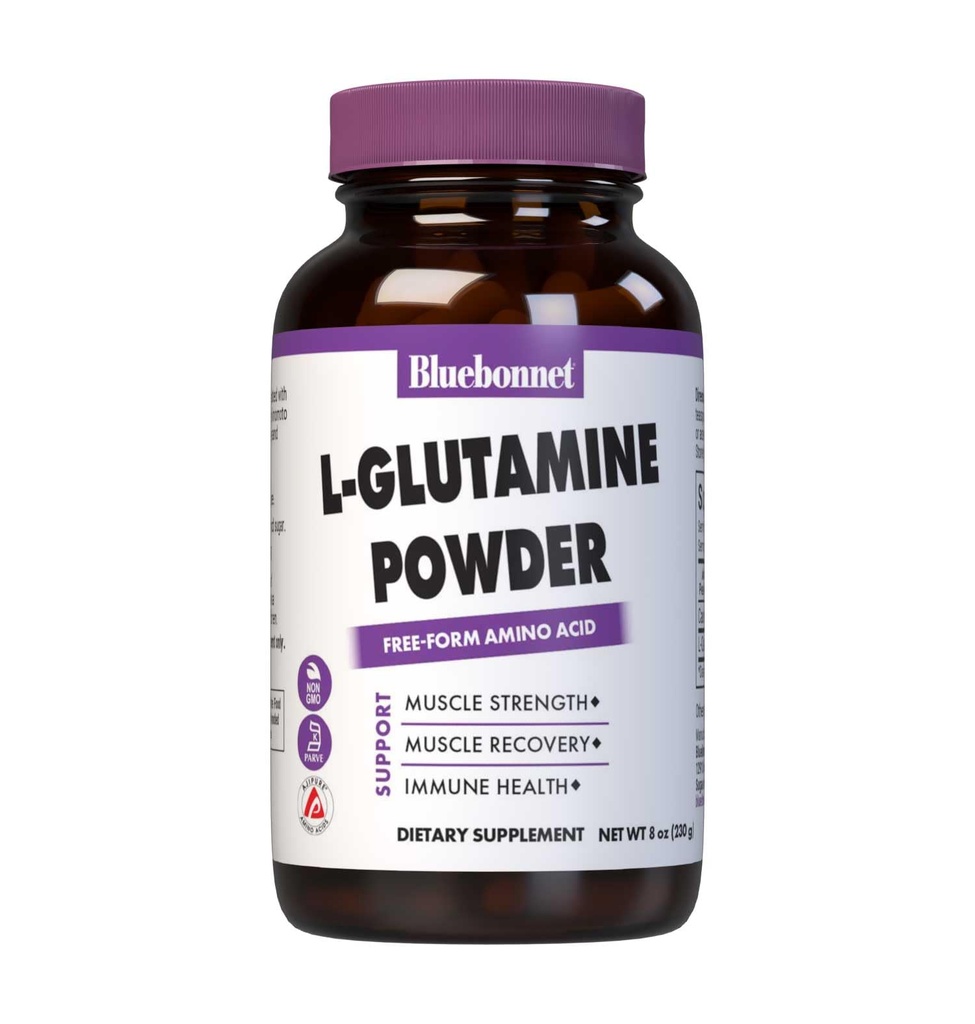 Bluebonnet Nutrition L-glutamina Powder, 8 onzas