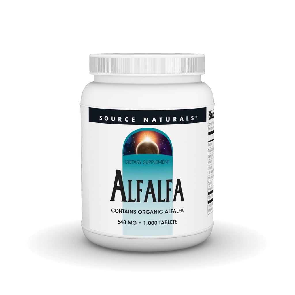 Fuente Naturales Alfalfa 10 Grain Suplemento dietético - 1000 Cuadros