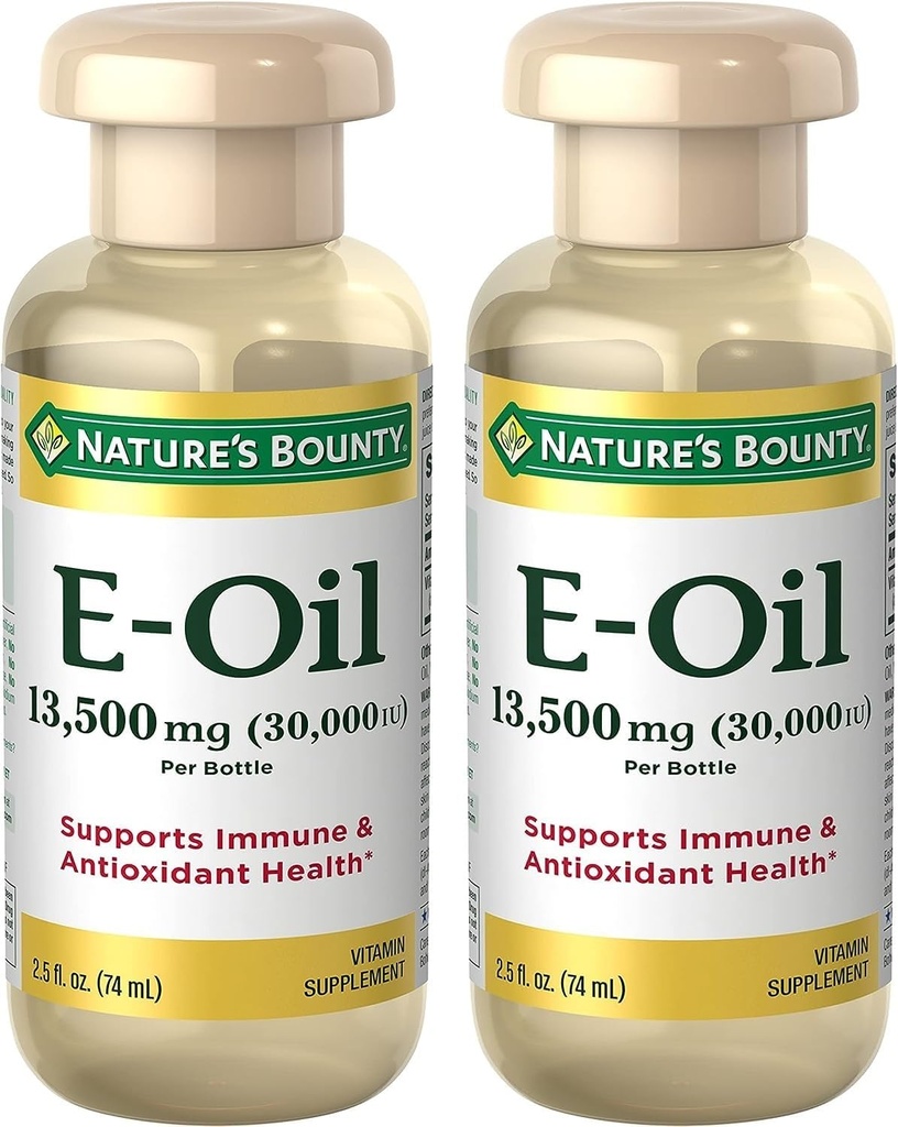 Aceite de vitamina E de la naturaleza, soporta inmuno " antioxidante " , 30.000UI vitamina E, tópica o oral, 2,5 oz (Pack of 2)