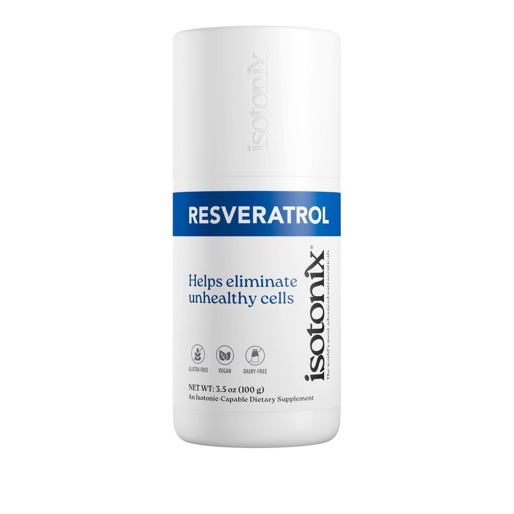Suplemento de Resveratrol Isotonix con Resveravine, BioVin y VitaBlue para Salud Celular, Protección Antioxidante y Apoyo Cardiovascular - 30 Servimientos