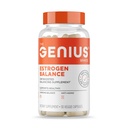 Genius Estrogen Balance, Dim Supplement - Blocker for Men &amp; Women - Hormones, Hormonal Acne &amp; Menopause - Aromatase Inhibitor with Grape Seed Extract &amp; BioPerine - 30 Capsules