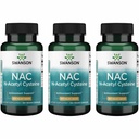 Swanson NAC - N-Acetil Cysteine - Suplemento 600 mg 100 cápsulas (3 Pack)