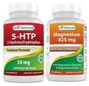 Mejores Naturales 5-HTP 50 mg &amp; Magnesio Glycinate 425 mg