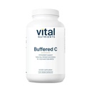 Vital Nutrients Buffered Vitamin C 500mg ← Vegan Gentle Vitamina C para Sensitive Individuals* ← Immune Support Suplemento* Silencio Gluten, Dairy and Soy Free ← Non-GMO Silencio 220 Capsules