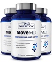 1MD Nutrición MoveMD - Suplemento Conjunto de Salud - Doctor Fórmido Silencioso con Collagen, Astaxanthin y Más Silencioso (3-Pack)