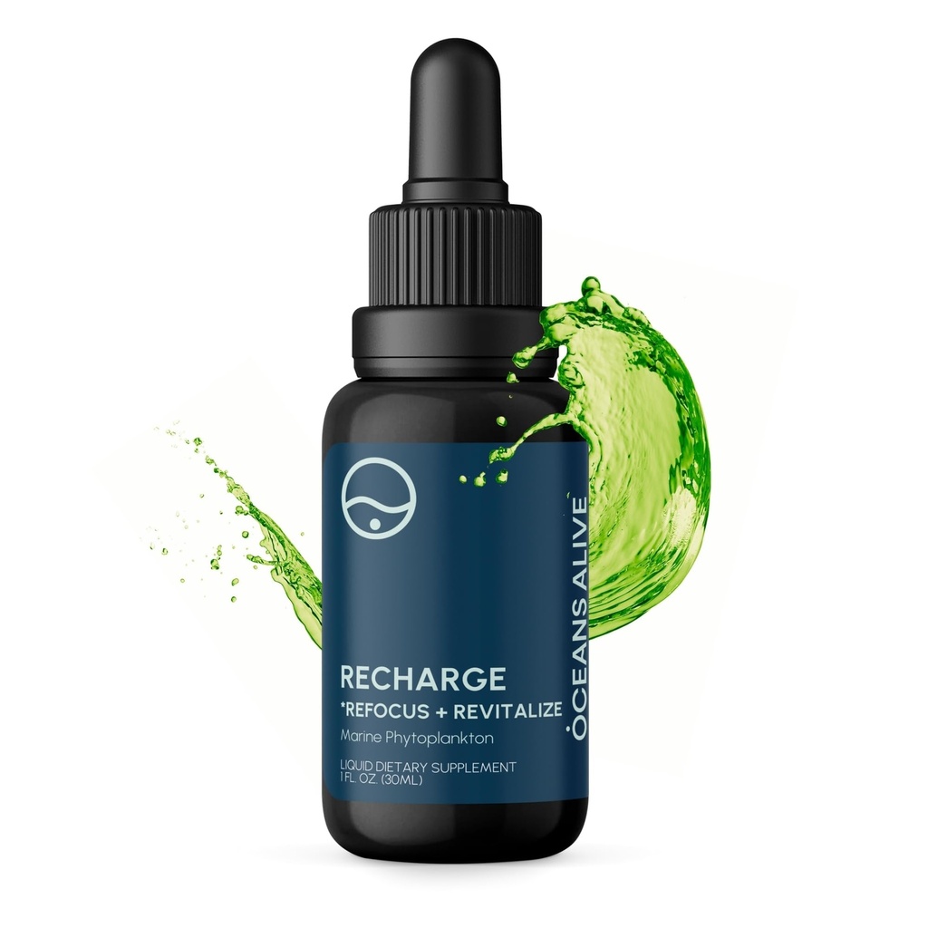 Activation Products Oceans Alive Marine Phytoplankton - Pure Marine Phytoplankton Supplement Drops, Superfood with Antioxidants, Essential Fatty Acids, and Amino Acids, No Contaminants (30 ml)