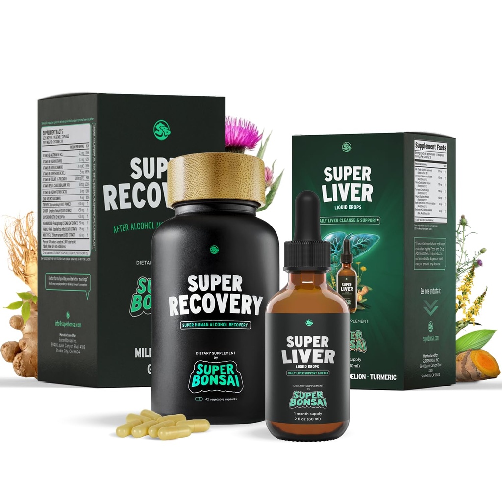 Super recuperación &amp; Super Liver Bundle - All Natural Liver Cleanse Detox &amp; Repair