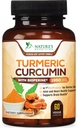 Curcumin Turmeric Suplemento 1950mg - 95% Curcuminoides con Turmeric Orgánica " BioPerine Black Pepper Extract for Best Absorption, Nature's Vegan Joint Support, Non-GMO, Bottled in USA - 60 cápsulas