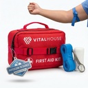 346 Piece First Aid Kit Supervivencia - Professional Waterproof Trauma Medical Kit for Emergency, Ideal para el hogar, oficina, coche, viaje, al aire libre, senderismo - Bolsa de suministros de emergencia portátil
