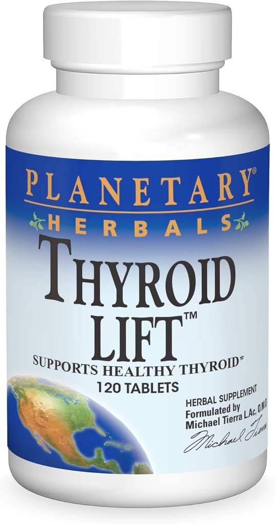 Tablas de elevación de tiroides Herbals planetarios, 120 Conde