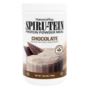 Natures Plus SPIRU-TEIN, Chocolate - 1.05 lb - Afeitado de proteína de base vegetal - No GMO, Vegetariano, Gluten Gratis - 17 Total Servings
