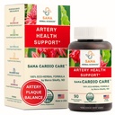 Artery Plaque Removal Fórmula Silencioso 4-Element All-Natural Suplemento para apoyar la presión sanguínea, colesterol saludable y Rhythm del corazón.