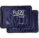 2 FlexiKold Gel Ice Packs - Ice Packs for Injuries Reusable, Back Pain Relief, Knee Ice Pack Wrap, After Surgery, Ice Pack for Knee - 6303-COLD-2PK by NatraCure - Medium - 2PK