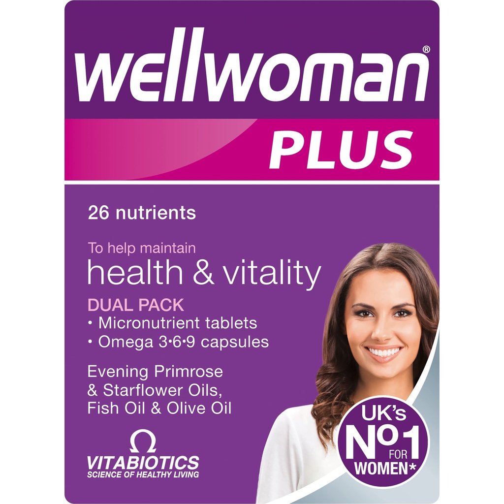 Vitabióticos Wellwoman Plus Tablets 56 cápsulas