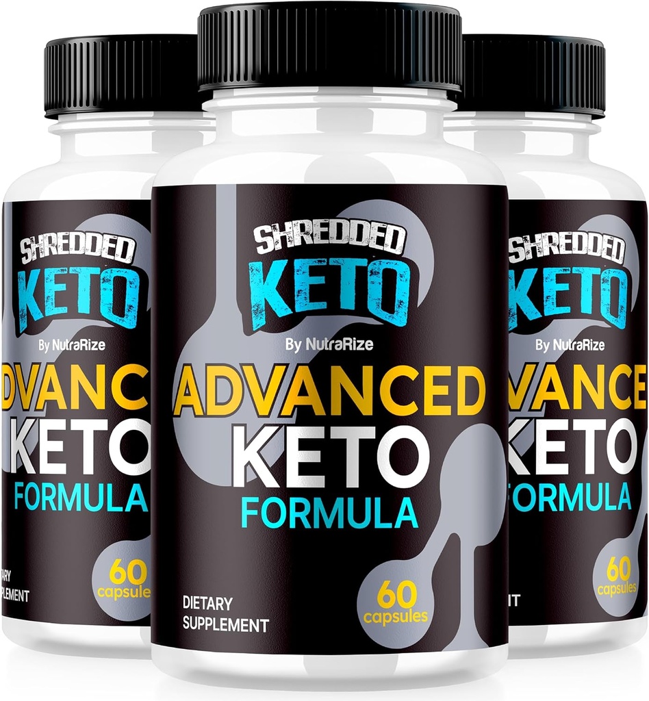 (3 Pack) Píldoras de Keto trituradas, Cápsulas de pérdida de peso de Keto Premium, suplemento de Keto natural para apoyar los objetivos de fitness y corporal, Reseñas oficiales de ShreddedKeto (180 Cápsulas)