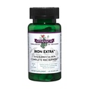 Vitanica Iron Extra, Suplemento Hierro Ausorción Mejorada con Vitamina C 500mg, Methylfolate 400mcg, B12 Vitamin 500mcg, Calcio, Dock Amarillo, Dandelion Root & Nettle Leaf Extract, Vegan, 60 cápsulas