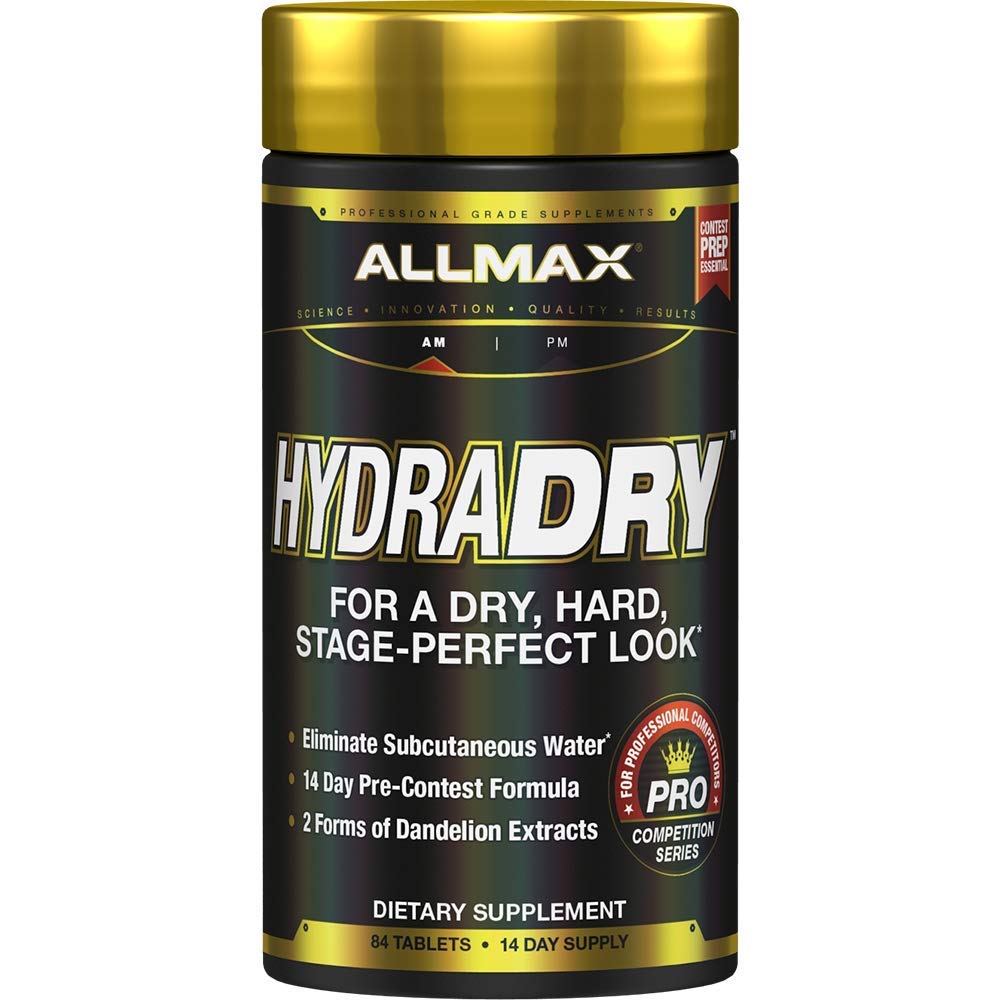 ALLMAX Nutrition HydraDry, 14 días Pre-Contest Water Loss System, 84 Tablets