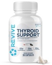 Revive MD Thyroid Support Supplement for Men ' Women - Integral Blend of Nutritents Supports Healthy Thyroid Function with Essential Vitamin, Minerals & Herbs (90 Capsules, 30 Servings)