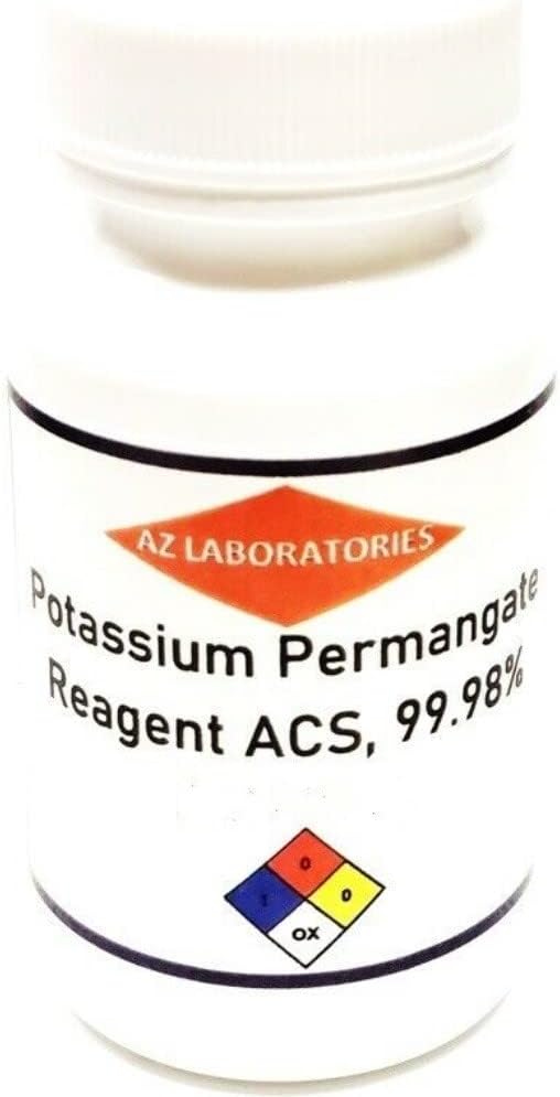 Permanganato de potasio - Powder de flotación libre / 16 OZ/High Purity/USA Made/Same Day Ship