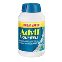 Alimentador de Dolor y Reductor de Dolor Advil Liqui-Gels, Medicamento de Dolor para Adultos con Ibuprofen 200 mg para Dolor de Cabeza, Dolor de Dolor, Dolor Menstrual y Alivio de Dolor Conjunto - 200 cápsulas llenas de líquido