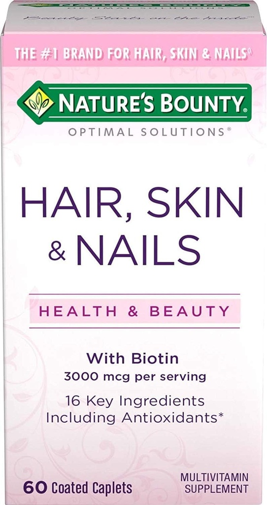 La naturaleza Bounty Hair, Skin y Nails Caplets 60 ea (Pack of 5)