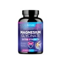 Magnesio Glycinate 250mg - High Absorption Chelated Magnesium Supplement - 100% Puro Magnesium Glycinate - Stress, Sleep, Heart, and Muscle Health Support - Non-GMO, Vegan, Gluten-Free (60 Tablets)