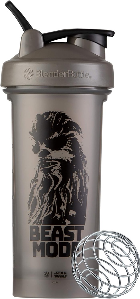 BlenderBottle Star Wars Classic V2 Shaker Botella perfecta para Protein Shakes y Pre Workout, 28-Once, Beast Mode