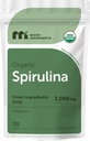 Micro Ingredientes Suplemento Espirulina Orgánica, 3000MG Por Serving, 720 Tabletas (4 Mes de Suministro), No Filler " Non-GMO, Rich in Vegan Protein, Vitaminas " Prebióticos, Píldoras de Espirulina Premium