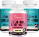 Liposomal Glutathione 2 Pack &amp; Creatine Monohydrate 1 Pack
