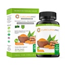 CurcuminPro Complete Vegan ← BioSoluble Brown Rice Protein &amp; Organic Turmeric Curcumin Suplemento Silencio Plant-Based Fórmula para el bienestar diario 60 Conteo