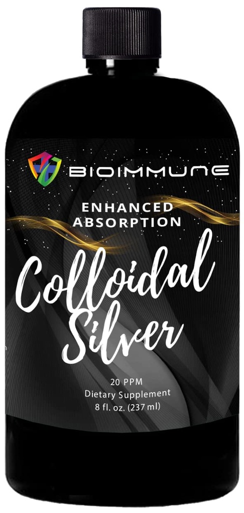 Colloidal Silver Hydrosol Immune Support. Biodisponibilidad más alta. Limpio, puro y seguro – 99,999% Plata pura. 3er partido verificado, hecho en EE.UU. Retire los visitantes pequeños no deseados