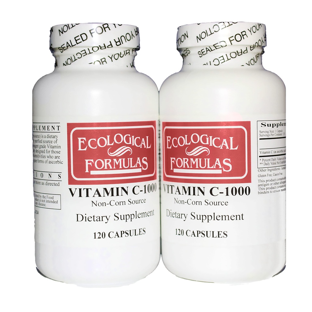 Formulas ecológicas Vitamina C de Tapioca para estómagos sensibles Conveniente 2-Pack
