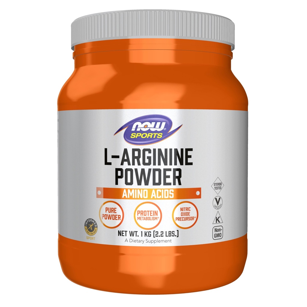 AHORA Foods Sports Nutrition, L-Arginine Powder, Nitric Oxide Precursor, Amino Acids, 2.2-Pound