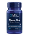 Prórroga de vida Mega GLA Lignans de sésamo, ácidos grasos Omega-6 para promover una respuesta inflamatoria saludable, Gluten Free, no GMO, 30 softgels
