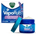 Vicks VapoRub, Lavender Scent, Suppressant, Topical Chest Rub &amp; Analgesic Ointment, Medicated Vicks Vapors, Relief from Cough Due to Cold, Aches & Pains, 1.76oz