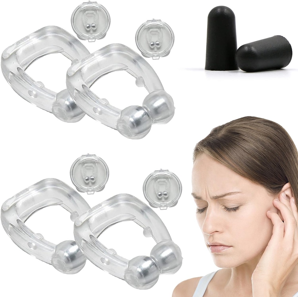 Tinnitus Relief for Ringing Ears, Agupeace Tinnitus Relief Device, Acupeace Anti Tinnitus Relief Ear Clip, Dispositivo para Stop Ear Ring (2Pairs)