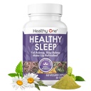 Sueño saludable - 10 REM Inducing Ingredients - soporta todas las etapas del descanso profundo - No puede dormir - Inquieto - Melatonina - Valerian - Chamomile - Theanine - GABA - Hops - Lemon Balm - 120 Conde