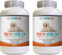 Tablas de la respiración del perro - Advanced Teeth Health for Dogs - Fights Bad Breath - Best Looking Gums and Teeth - Vitamina c for Dogs Pills - 120 Tablets (2 Bottles)